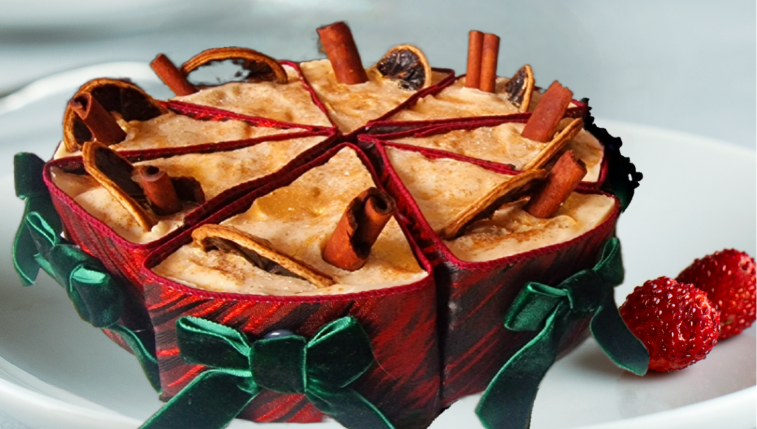 Christmas Cake Soap Slice image 0