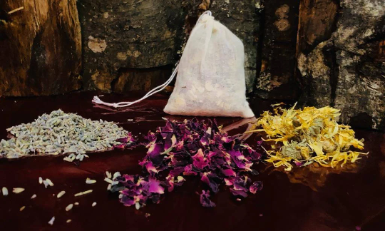 Rose, Marigold Flower and Lavender Bath Tea image 2