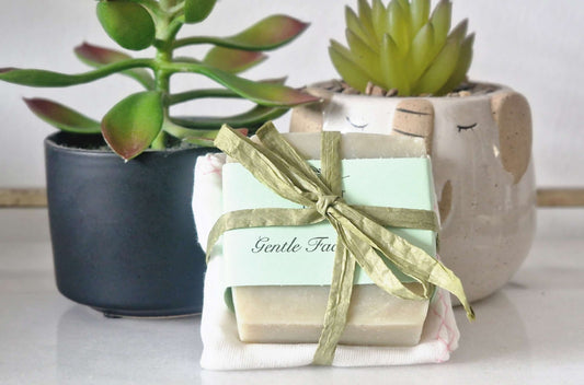 Gentle Facial Soap & Muslin  image 0