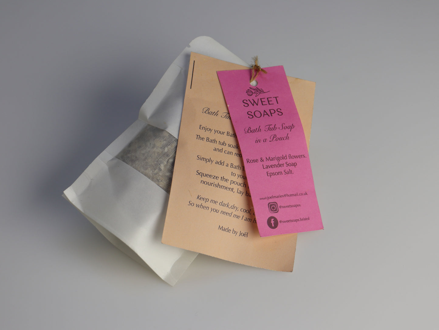 Rose, Marigold Flower and Lavender Bath Tea image 0