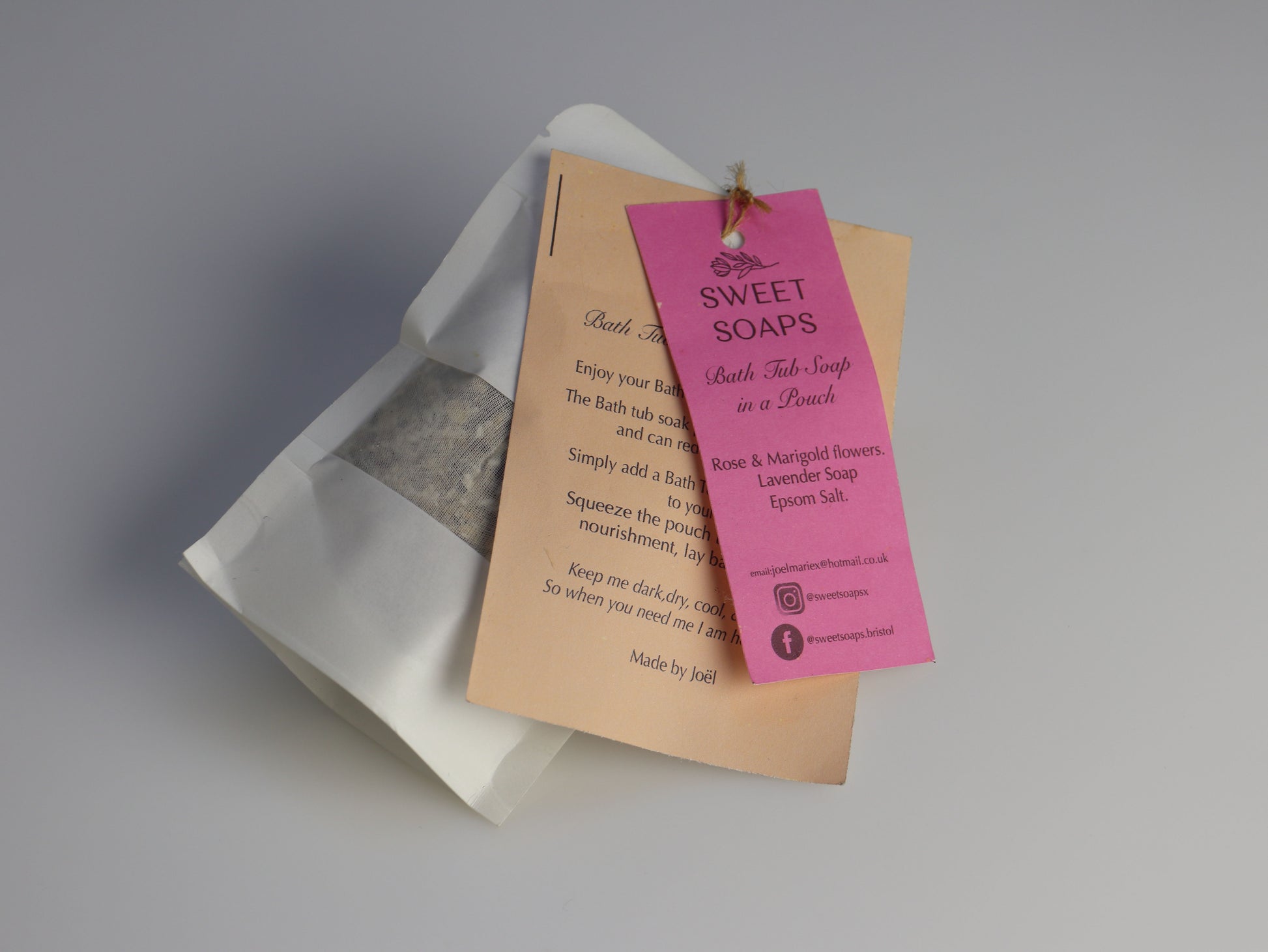 Rose, Marigold Flower and Lavender Bath Tea image 0