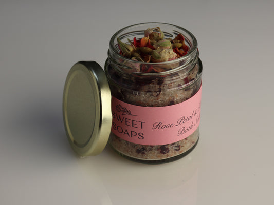 Rose & Geranium Sweet Soaps Bath Salts image 0